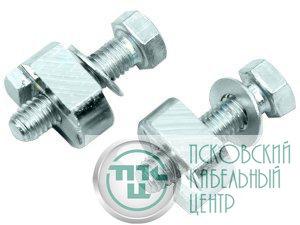 Комплект монтажа для замка AL-150-300-К (втулка-2шт; болт М5х20-2шт; шайба 5-2шт) ЭКСКОН 212277