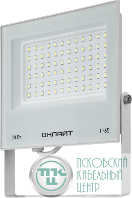 Прожектор светодиодный 90 138 OFL-70-6K-WH-IP65-LED 70Вт 6000К IP65 5600лм бел. ОНЛАЙТ 90138