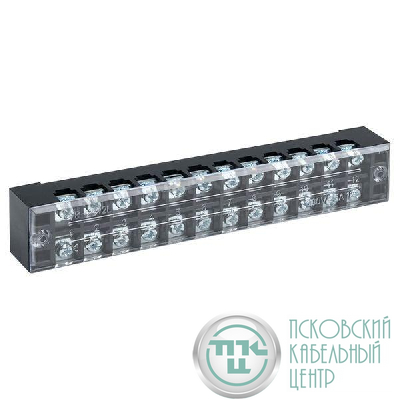 Терминал клеммный TB-2512 до 2.5кв.мм 25А 12 клеммных пар EKF tb-2512
