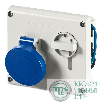 Розетка скрыт. уст. 32А 230В 2P+E IP44 DKC DIS4003283