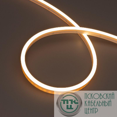 Лента светодиодная WAVE-SIDE-PU-A120-06x12mm 24В Warm 2700К 8Вт/м IP68 wire x1 вывод боков. герметичная (уп.1м) Arlight 052592