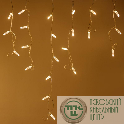 Гирлянда ARD-ICICLE-CLASSIC-5000x500-CLEAR-160LED-FLASH Warm (230В 10Вт IP65) Ardecoled 042724