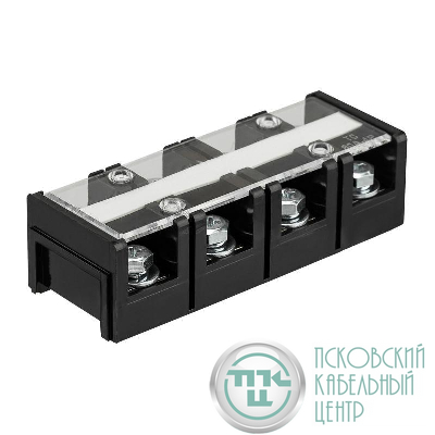 Блок зажимов клеммный БЗН ТС-604 16кв.мм 60А 4 пары Rexant 11-2161