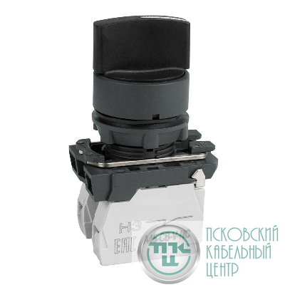 Переключатель OptiSignal D22 C5-S-33 3 позиции с фиксацией пластик 2НО XB5AD33 КЭАЗ 332186
