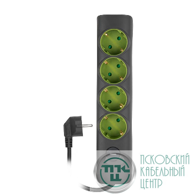 Удлинитель 4х5м с заземл. с выкл. сер. ET-04-500G JAZZway 5051898