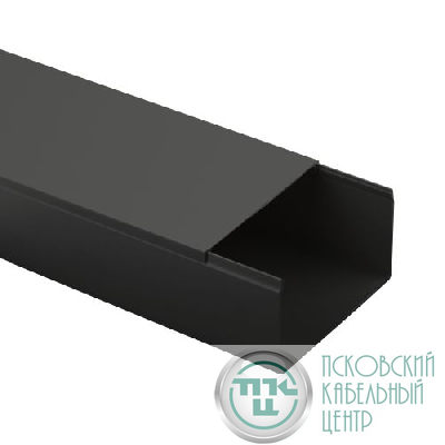 Кабель-канал 100х60 L2000 черн. KK-B-100-60 Эра Б0061528