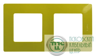 Рамка 2-м СП Etika IP20 зел. папоротник IEK 672542