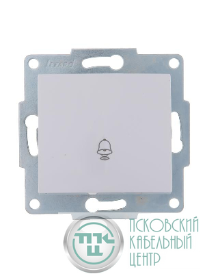 Механизм кнопки звонка 1-кл. 1п СП Karina 10А IP20 бел. LEZARD 707-0288-103