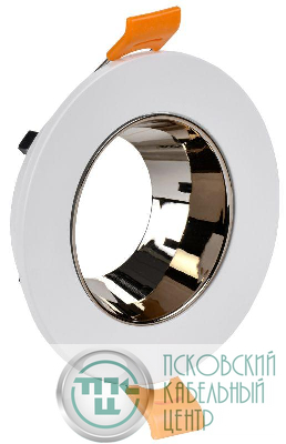 Светильник 4106 встраиваемый поворотный GU10 бел./шокол. пласт. IEK LT-UVB0-4106-GU10-1-K30
