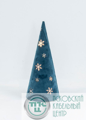 Светильник настольный "Конус" 8LED флок 11х25см тепл. бел. КОСМОС KOC_TAB-B106