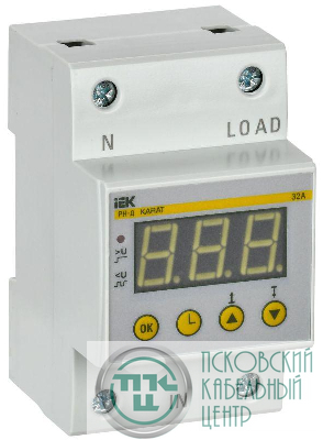 Реле напряжения РН-д 1ф 54мм 32А KARAT IEK IVR31-1-32