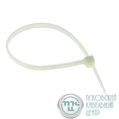 Хомут кабельный 8.2х400 нейл. бел. (уп.100шт) EKF plc-c-8.2x400