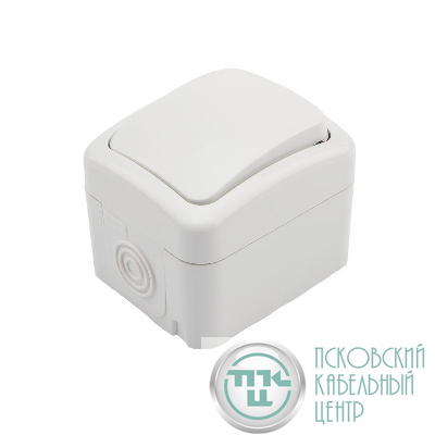 Переключатель проходной ОП Mini OG IP54 бел. Kranz KR-78-0603