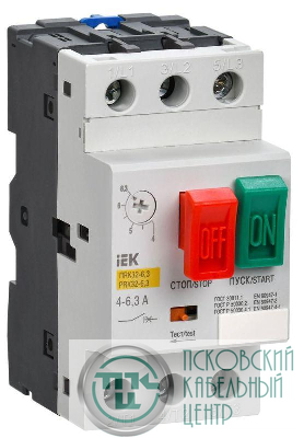 Пускатель ПРК32-6.3 In6.3А Ir4-6.3А Ue 660В KARAT IEK DMS11-D63