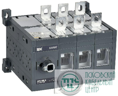 Выключатель-разъединитель ВРК 3п 400А реверс. без рукоятки KARAT IEK KA-VR20-3-0400