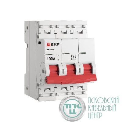 Выключатель нагрузки 3п 100А ВН-125N PROxima EKF S1253100