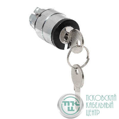 Механизм переключателя исполнительный ХB4 на 2 положения с замком с фиксацией IP65 EKF XB4BG2F-65