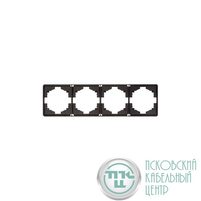 Рамка 4-м ROUND MIELE оникс Kranz KR-78-0754-3