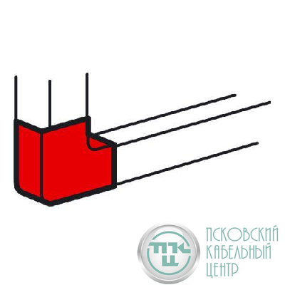 Угол плоский 160х50мм METRA Leg 638093