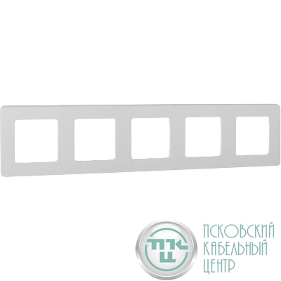 Рамка 5-м СП Inspiria IP20 бел. IEK 673970