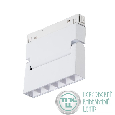 Светильник светодиодный трековый поворотный магнитный 10Вт 48В 4000К 60град. бел. Vitaluce VT0200040-00