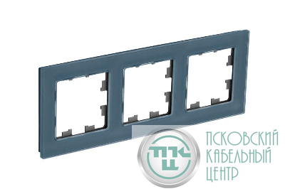 Рамка 3-м AtlasDesign Nature натур. стекло грифель SE ATN360703
