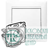 Розетка телевизионная оконечная TV/FM/SAT СП Valena 10дБ механизм бел. (DIY-упак.) IEK 694277