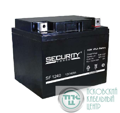 Аккумулятор ОПС 12В 40А.ч SF 1240 Security Force 4614030010011