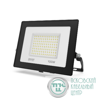 Прожектор светодиодный Elementary 100Вт IP65 6500К 8500лм PROMO G3 черн. GAUSS 613100100P