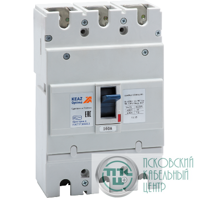 Выключатель авт. OptiMat E250L160 УХЛ3 КЭАЗ 100010