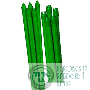 Поддержка для растений 90см d11мм бамбук метал. в пластике (уп.5шт) Green Apple Б0010277