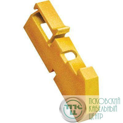 Изолятор на DIN-рейку желт. IEK YIS21