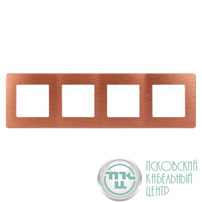 Рамка 4-м 12-5104-14 сатин медь Эра Б0052537