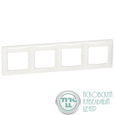 Рамка 4-м Valena горизонт. бел. (DIY-упак.) Leg 694255