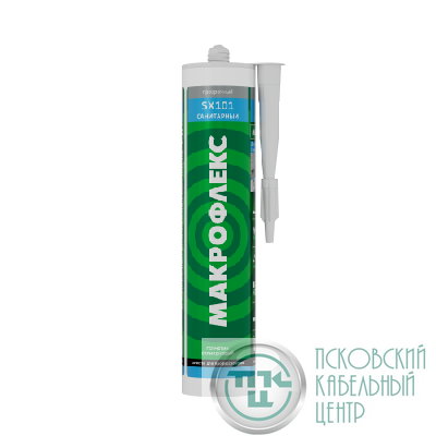 Герметик санитарный силиконовый SX101 (290мл) прозр. MAKROFLEX Б0036209