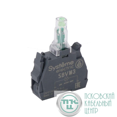 Блок световой светодиодный 24В DC зел. SE SBVB3