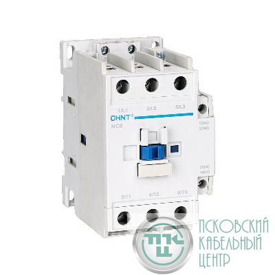 Контактор NC8-80/W 3п 80А кат. 100-250В AC/DC 1НО+1НЗ (R) CHINT 506516