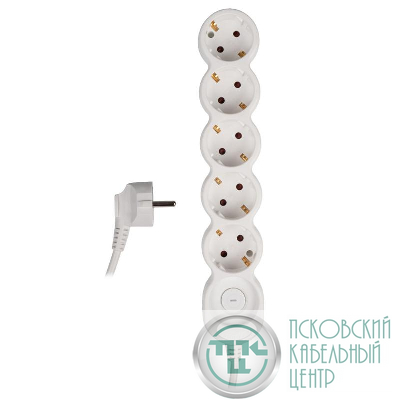 Удлинитель EX-05GS-500 (5х5) заземл. выкл. JazzWay 5065208