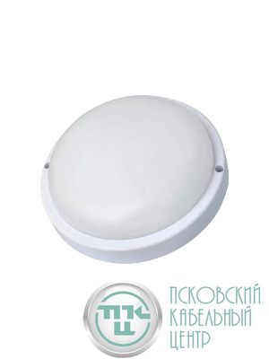 Светильник ДПО 10Вт 4000К IP65 230В круг ЖКХ настенно-потолочный КОСМОС KOC_DPO10WR1.4K