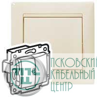 Выключатель 2-кл. СП Valena 10А IP31 250В с оранж. индикацией механизм сл. кость Leg 774345