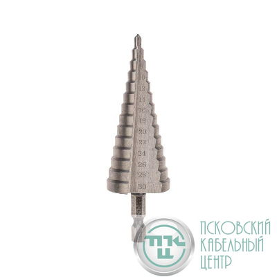 Сверло ступенчатое по металлу 4.0-30.0мм Kranz KR-12-6602