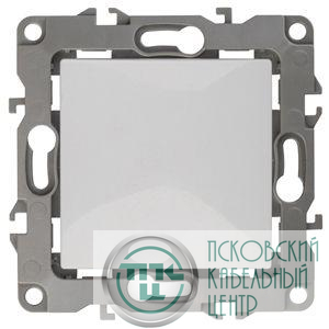 Выключатель 1-кл. СП Эра12 12-1001-01 10А IP20 250В 10AX без монтаж. лапок механизм бел. Эра Б0014627