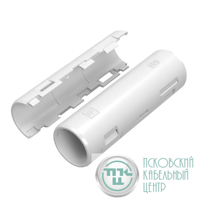 Муфта разборная d20мм бел. (уп.10шт) Промрукав PR13.02445