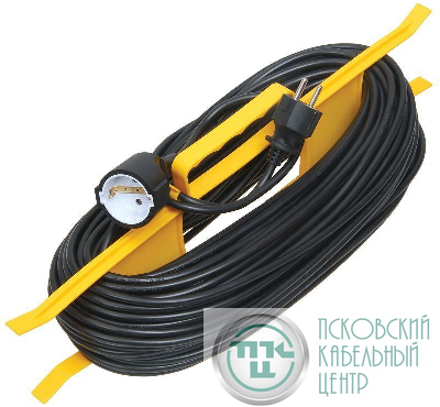 Удлинитель-шнур на рамке 1х10м без заземл. 6А IP44 УР10 2P ПВС 2х0.75 IEK WKF20-06-01-10