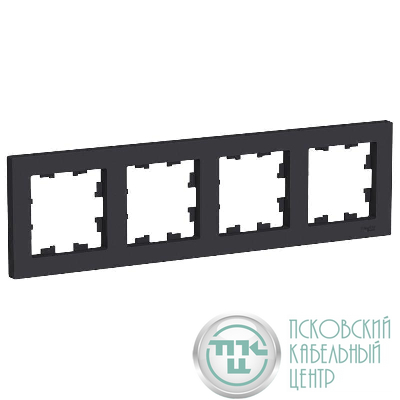 Рамка 4-м AtlasDesign универс. карбон SE ATN001004