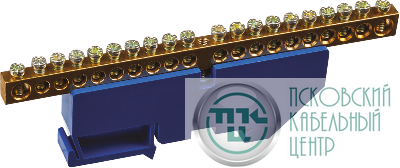 Шина нулевая на DIN-изоляторе 6х9-20 Navigator 71156