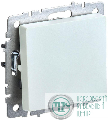 Выключатель 1-кл. СП BRITE ВС10-1-0-БрЖ 10А механизм жемчуж. IEK BR-V10-0-10-K36
