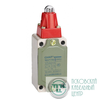 Выключатель путевой YBLX-P1/120/1D прямого действия с одинарным роликом CHINT 437070