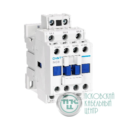 Контактор NC8-12/W 3п 12А кат. 24-60В AC/DC 1НО+1НЗ (R) CHINT 572276