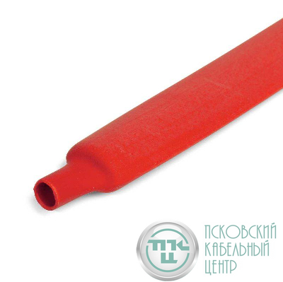 Трубка термоусадочная ТУТ (HF)-50/25 красн. (уп.10м) КВТ 84980